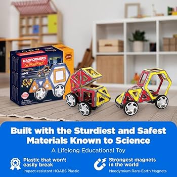 Amazon.com: Magformers XL Cruisers 32PC Set - Magnetic Tiles